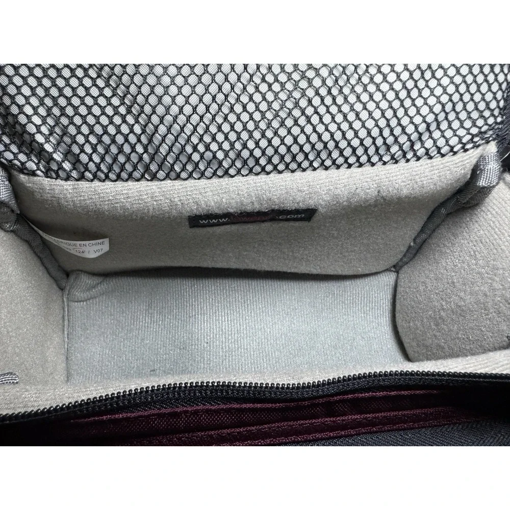 Lowepro‎ Edit 130 Burgundy Camera Bag Adjustable Shoulder Strap Side Pocket